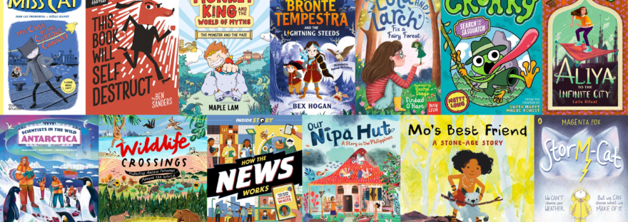 Book recommendations covers for April 2024