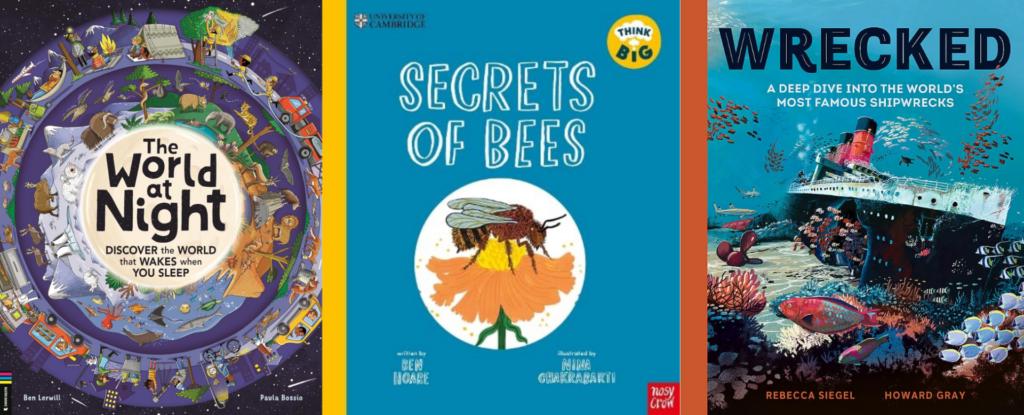 Non-fiction book covers for book recommendations April 2025