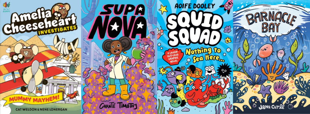 Graphic book covers for book recommendations June 2025